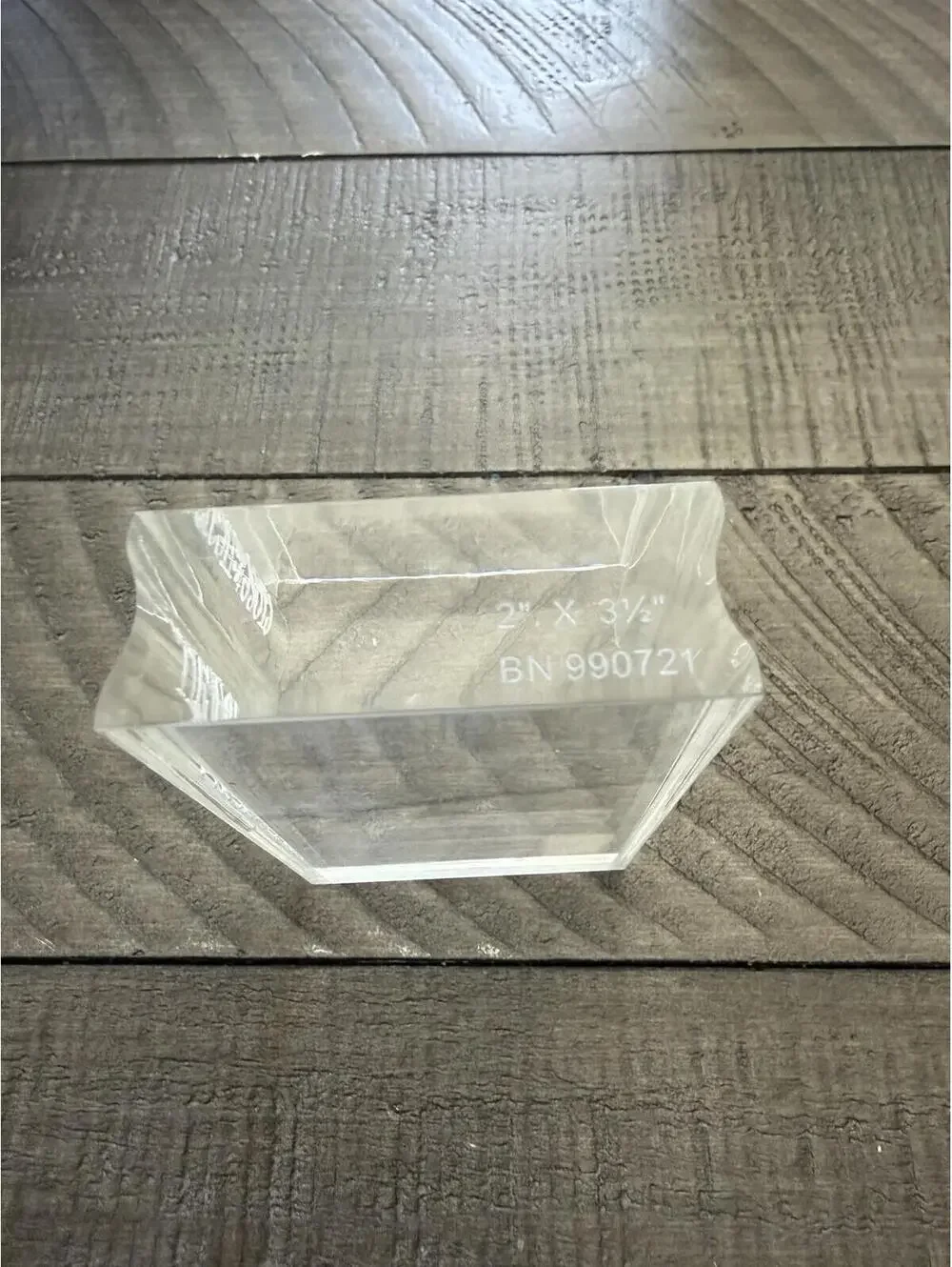 Close To My Heart acrylic stamp block 2x3.5 inches BN990721